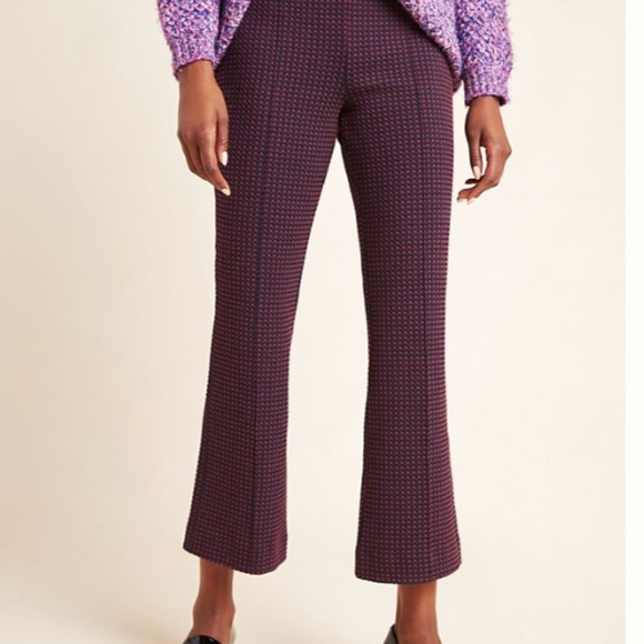 NWT Anthropologie The Essential Cropped Flare Pants - Picture 2 of 4